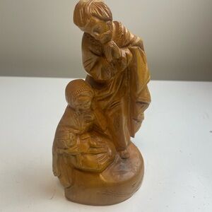 Elegant Brown Home Art Sculpture